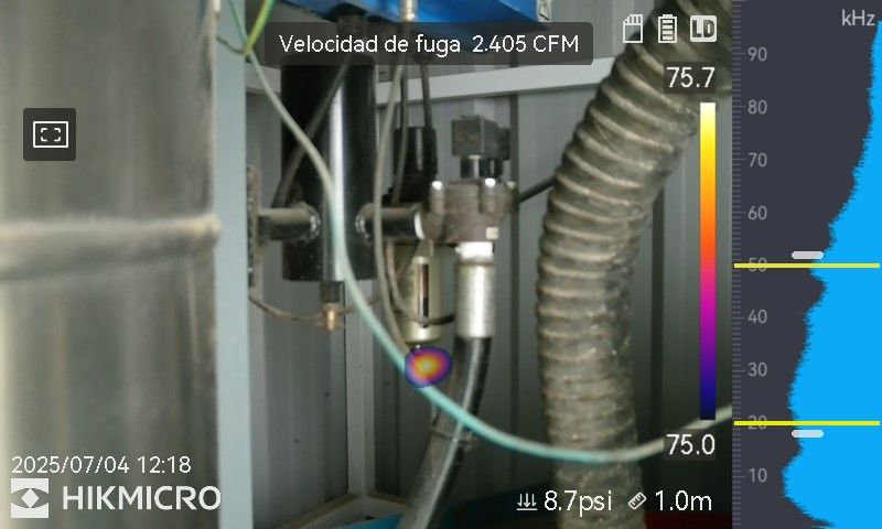 identificando fugas de aire