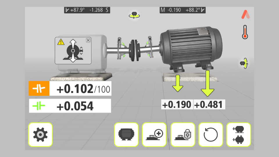 desalineamiento angular
