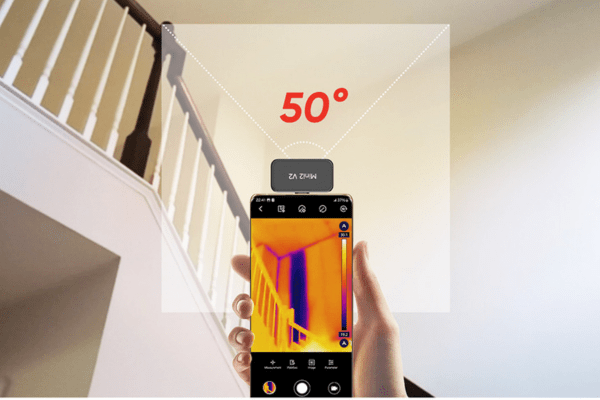 hikmicro mini2 v2 campo de visión