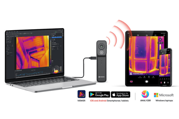 hikmicro minix descarga imágenes térmicas