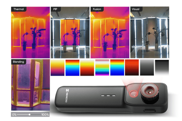 hikmicro minix modos de imagen térmica