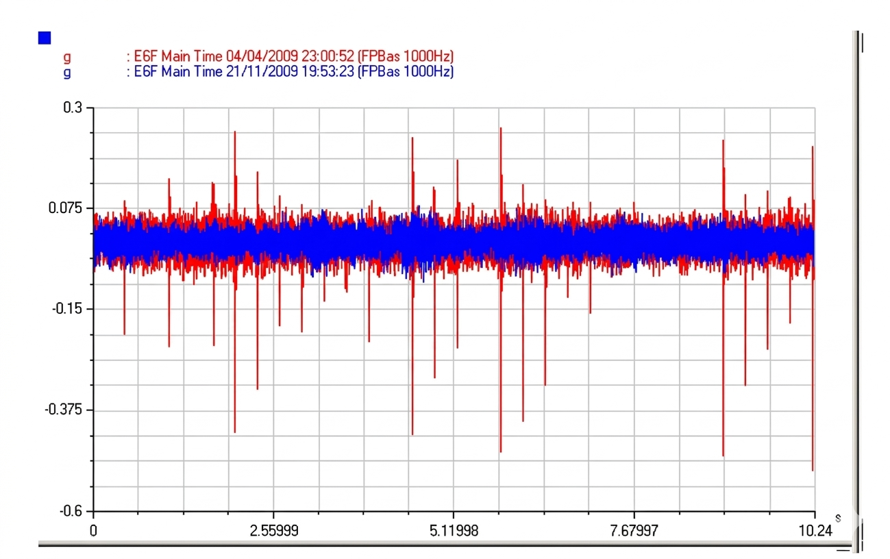 Esquema de puntos de medición en turbina eólica