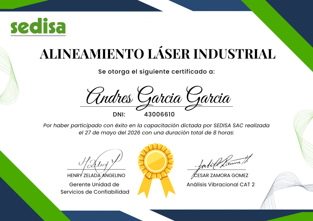certificado curso de alineamiento