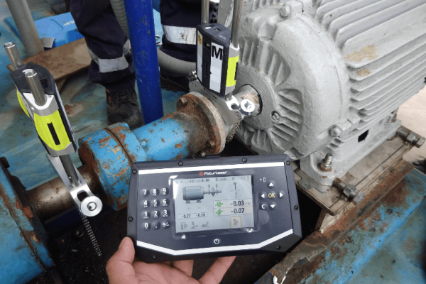 alineamiento con fixturlaser eco